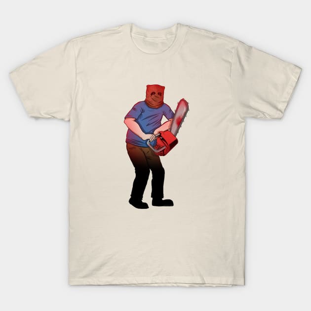 Chainsaw Murderer T-Shirt by Justanos